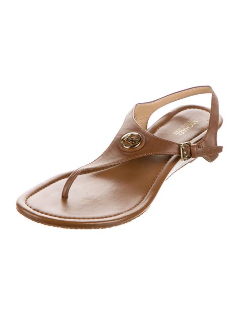 michael kors straw sandals|michael kors sandals outlet online.